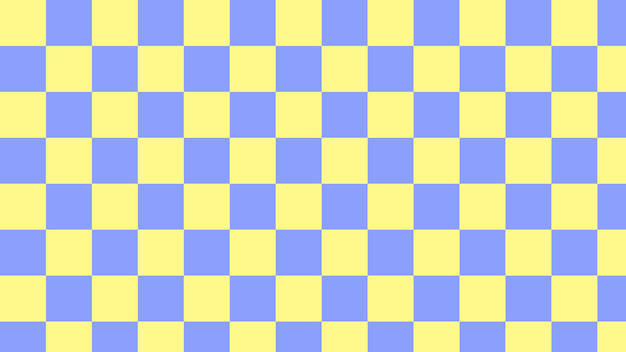 Blue and yellow checkers checkerboard gingham aesthetic checkered background illustration perfect for wallpaper backdrop postcard background