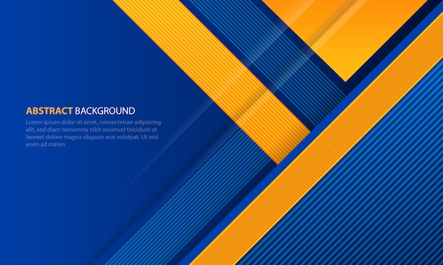 Blue and yellow geometric gradient background