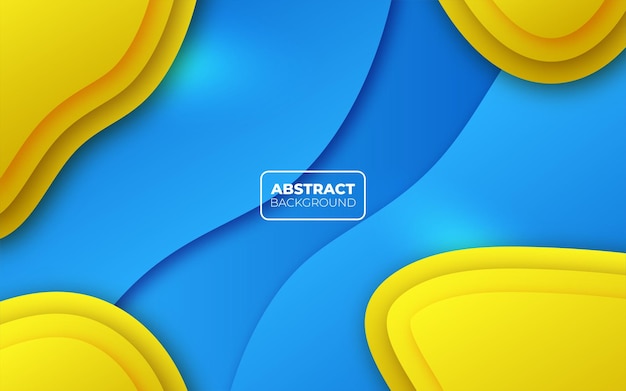 Blue Yellow gradient abstract background