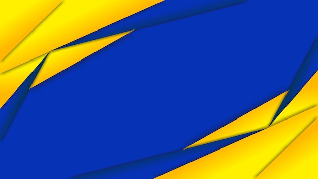 blue and yellow wave background