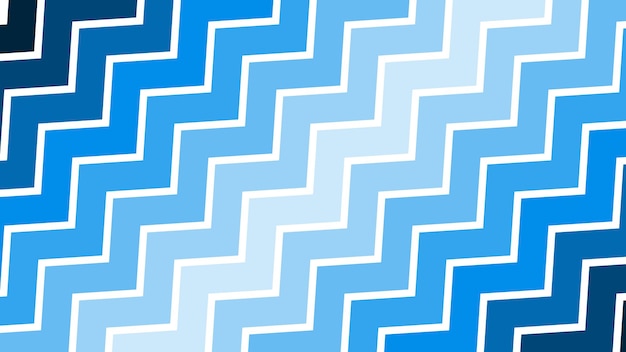 Blue zig zag seamless pattern background wallpaper vector image for backdrop or fashion design