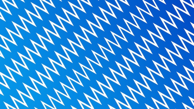 Blue zig zag seamless pattern background wallpaper vector image for backdrop or fashion design