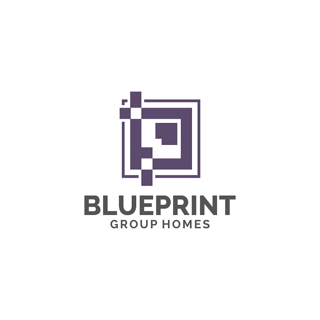 blueprint logo designs symbol