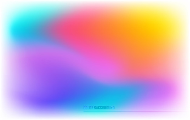 Blur rainbow gradient background of fantasy multiple colored with space place for your text Graphic image template Abstract vector Illustration eps 10 for your business brochure