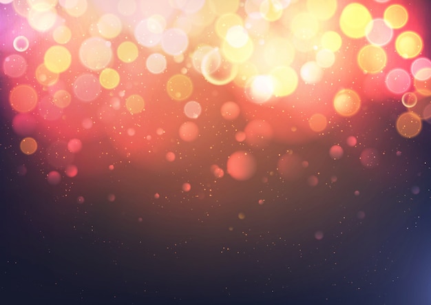 Blurred bokeh glow background