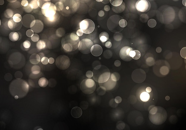 Blurred bokeh light