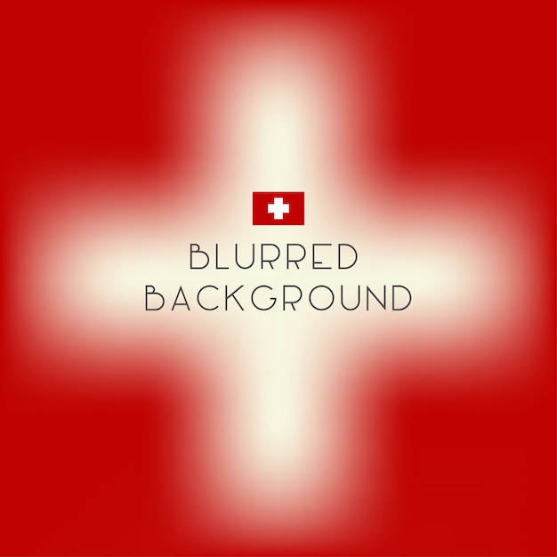 Blurred color Switzerland flag background. 