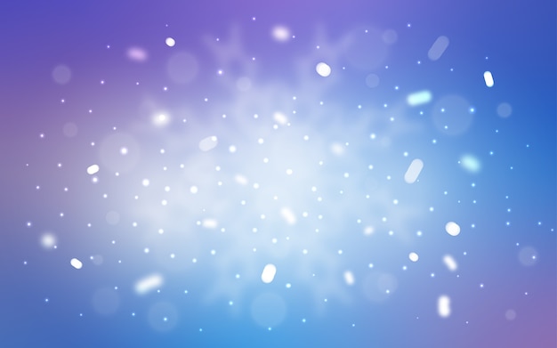 Blurred decorative design in xmas style with snow