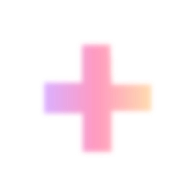 Blurred Gradient Cross