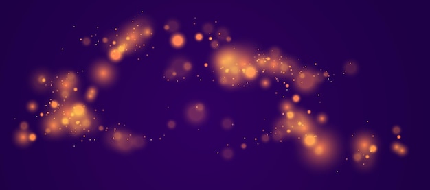 Blurred lights vector abstract background, dark artistic wallpaper.