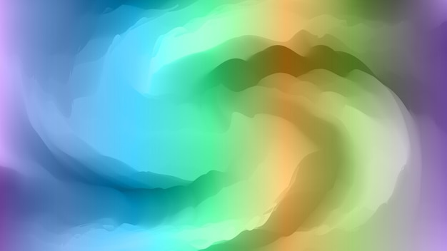 Blurred rainbow colors twist wave colorful effect for background