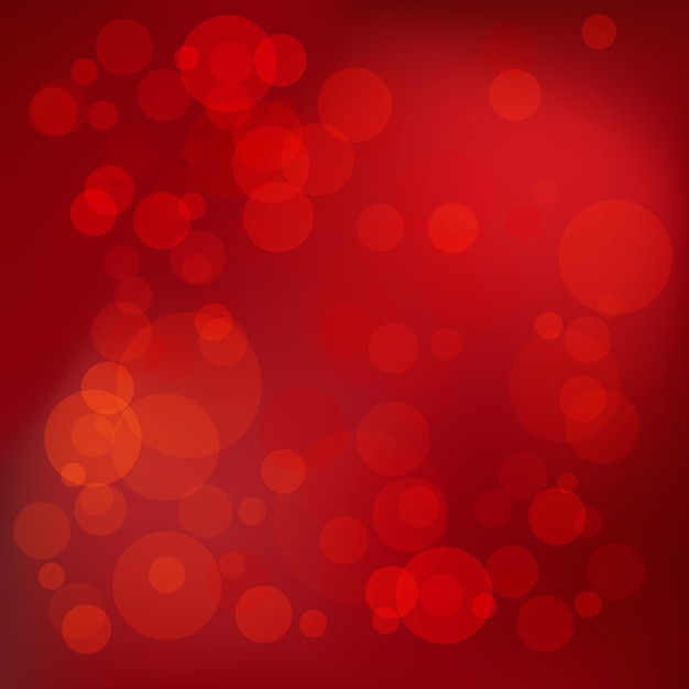 Blurred red bokeh background 