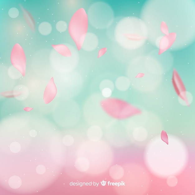 Blurred spring background