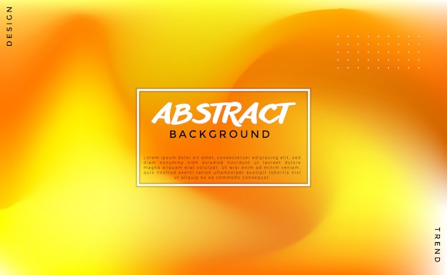 Blurred Yellow Abstract Vibrant Background