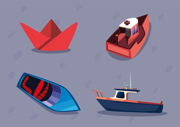 Boat icon collection