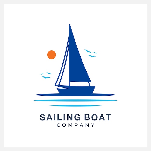 Boat Logo Design inspiration Graphic Branding Element for business and other company