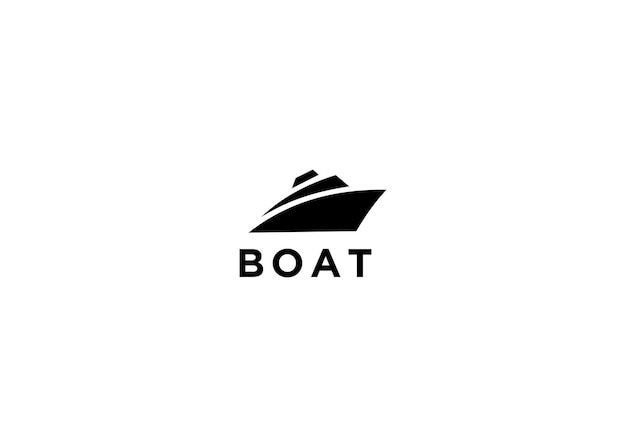 boat logo design vector illustration