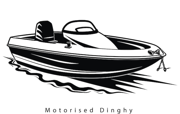 Boat logo design Yacht Speed boat and Vacation logo concept