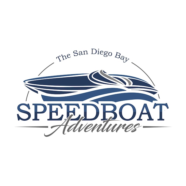 Boat logo design. Yacht, Speed boat and Vacation logo concept