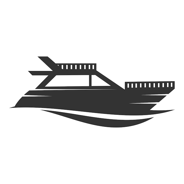 Boat ship yacht logo Icon Illustration Brand Identity