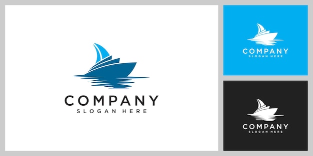 Boat vector Logo Design Template