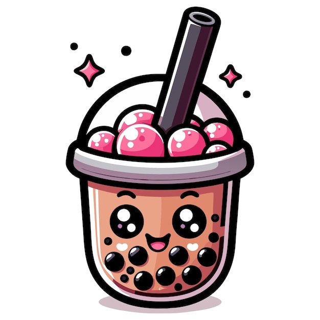 Boba tea vector