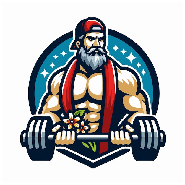 bodybuilder vector design