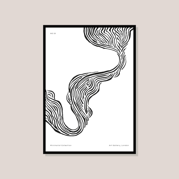 Bohemian minimalistic art print poster for your wall art collection and interior design decoration