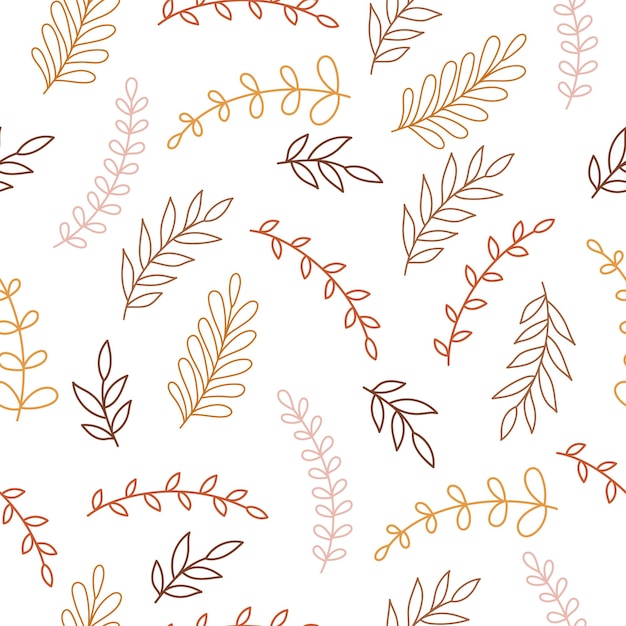 Boho floral background for nursery decoration with cute branches.