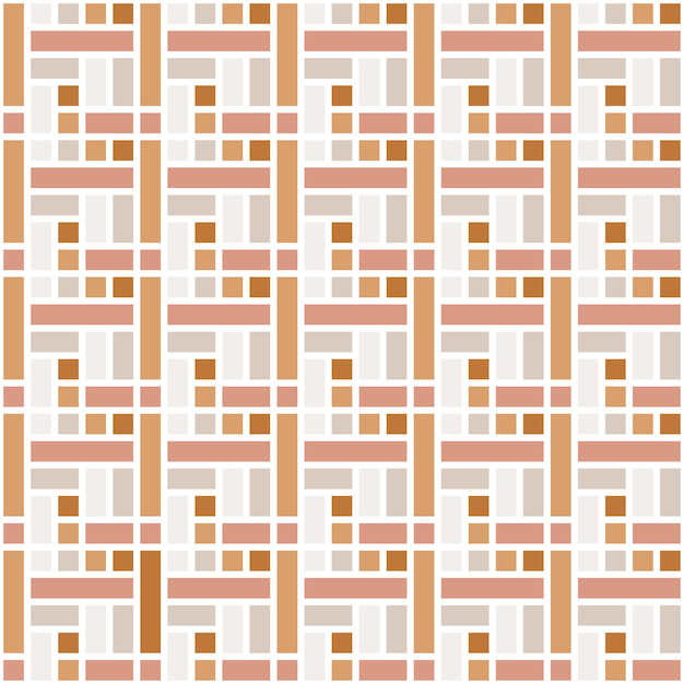 Boho geometrical shapes seamless pattern