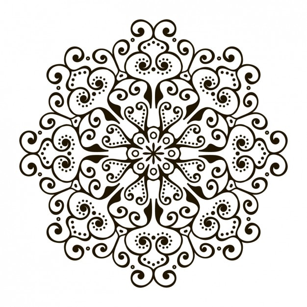 Boho style ornament design