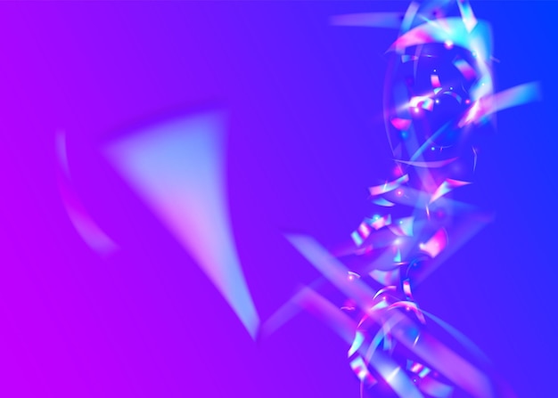 Bokeh Background Violet Retro Effect Flying Foil Disco Festiv