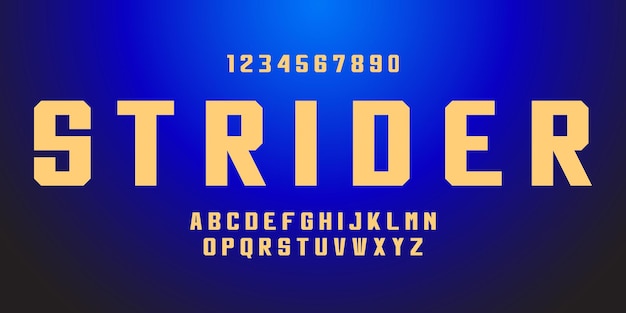 Bold and Daring Modern Gaming Font