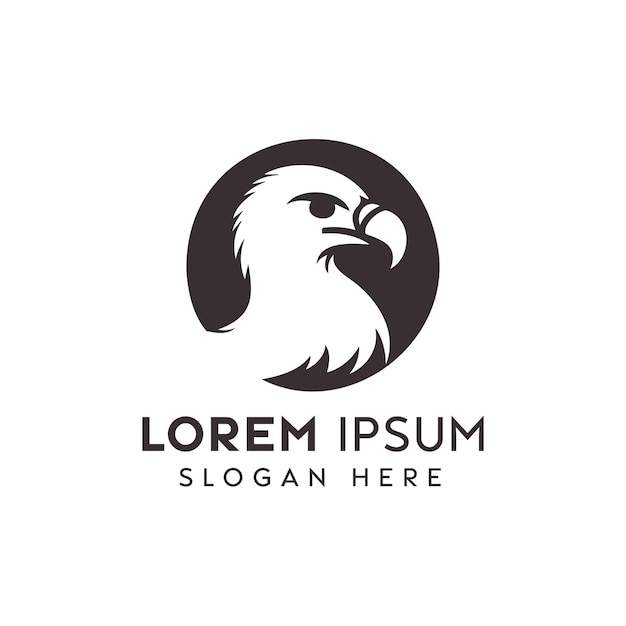 Bold Eagle Emblem Representing Strength for Brand Identity Design