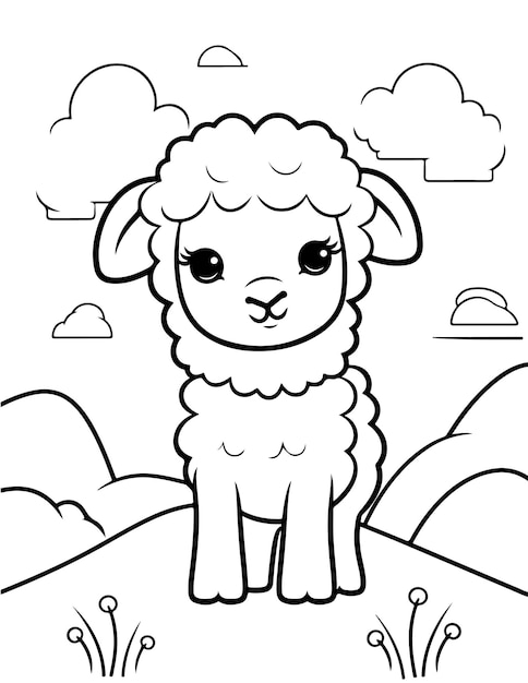 Bold and Easy coloring Pages with Bold and simple outline