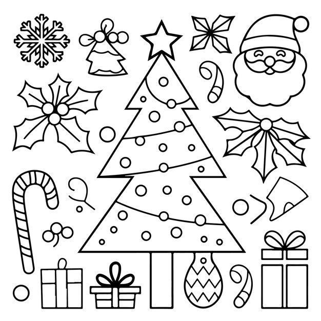 Bold and Easy Holiday Coloring Fun Book Simple and Fun Christmas Coloring pages