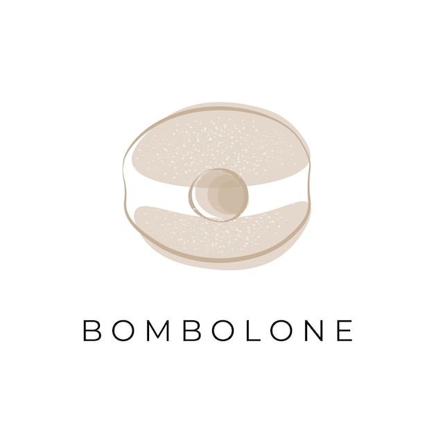 Bombolone Elegant Line Art Illustration Logo