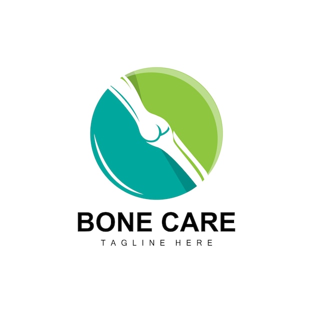 Bone Care Logo Body Health Vector Design For Bone Health Pharmacy Hospital Health Product Brand