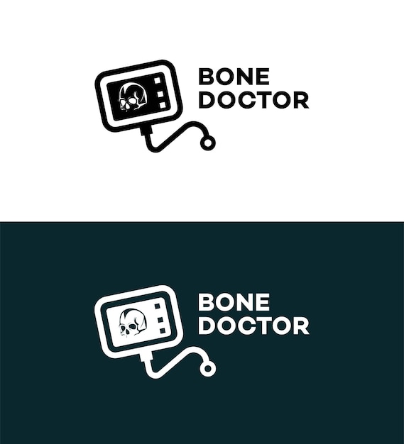 Bone doctor logo template