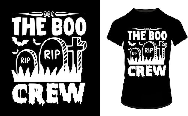 the boo crew most exclusive halloween t shirt design