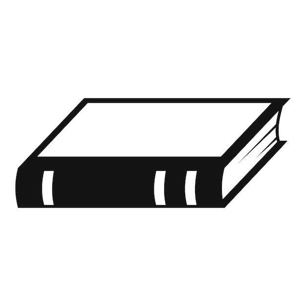 Book biology icon Simple illustration of book biology vector icon for web