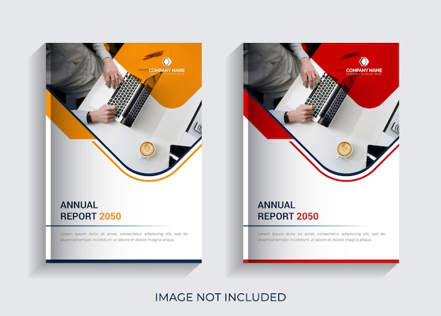 Book cover annual report 2050, business brochure design, flyer, brochure, banner, web media ads, social media banner, book cover