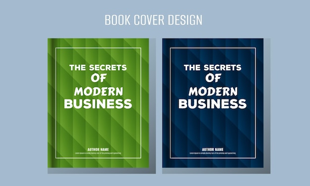 Vector book cover design like front cover design