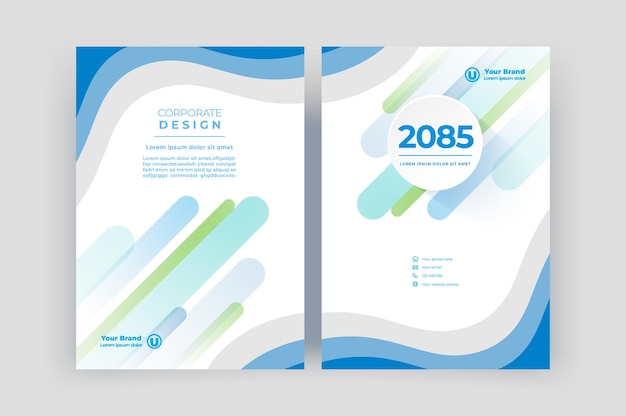 Book cover template  for Brochure Annual Report Magazine  Corporate Presentation  Flyer layout