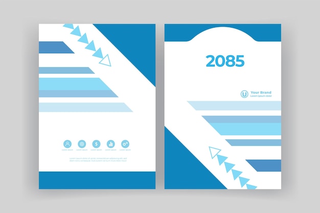 Book cover template for Brochure Annual Report Magazine Corporate Presentation Flyer layout