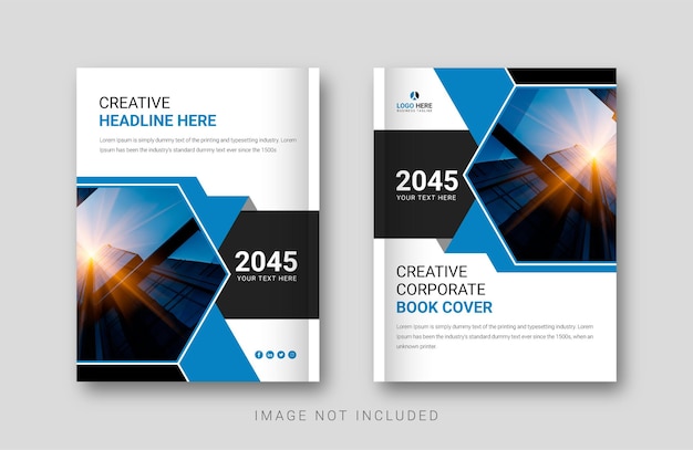 Book Cover Template Design eps