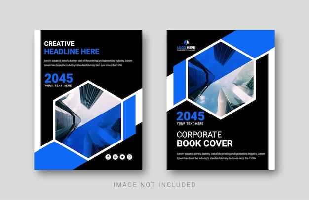 Book Cover Template Design eps