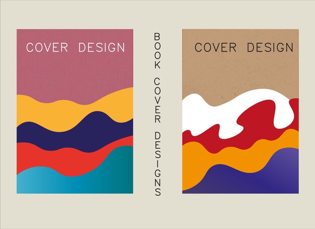 Vector a book cover vector design. applicable for notebooks or diary or books. abstract design book cover.