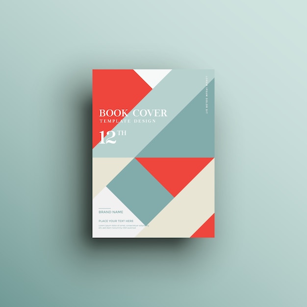 Book cover with geometric shapes