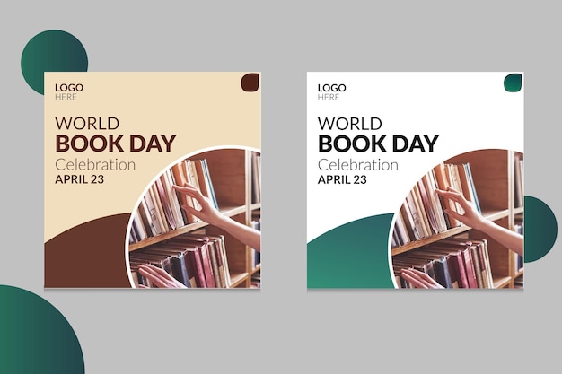 a book cover for world day day is shown